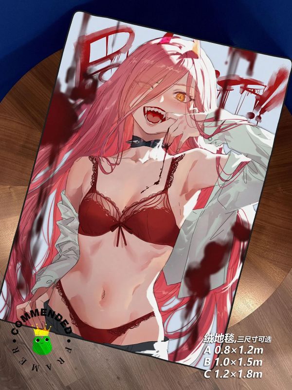 【海外代購】皇呱 《血之惡魔帕瓦》 電鋸人惡魔獵血之惡魔帕瓦同人周邊裝飾畫 午睡毯 地毯 