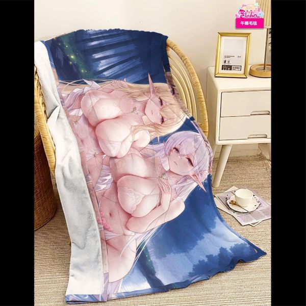 【海外代購】阿喵畫社 白絲 阿爾比恩雙子星 8k主題高清裝飾畫 午睡毛毯  床頭地墊 護腕滑鼠墊 冰箱貼 