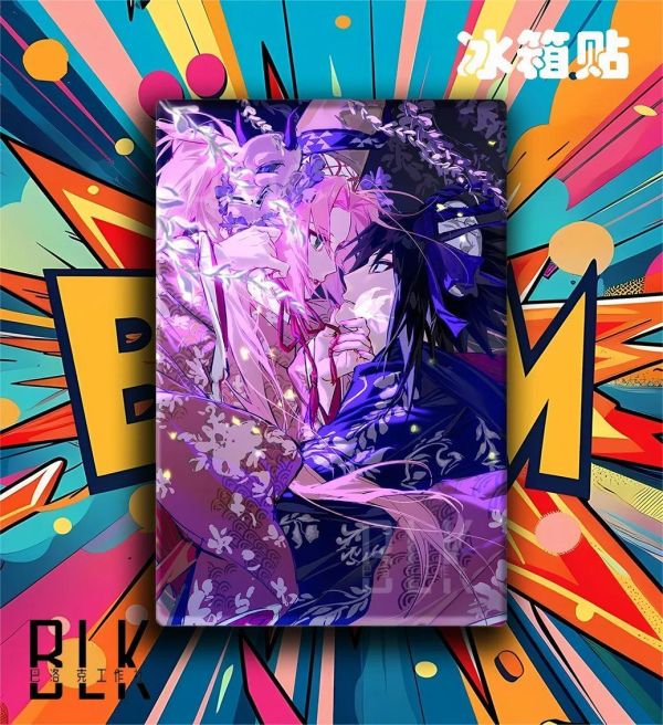 【海外代購】巴洛克 《小櫻佐助》火影忍者九尾仙人裝飾畫 