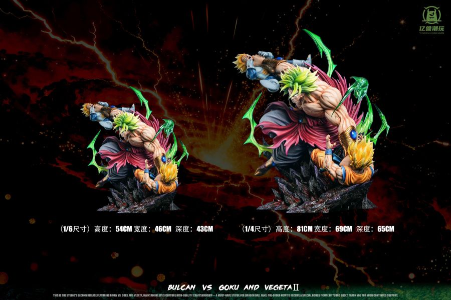 【預定】億獸 三人布羅利2.0（布羅利VS空貝） 