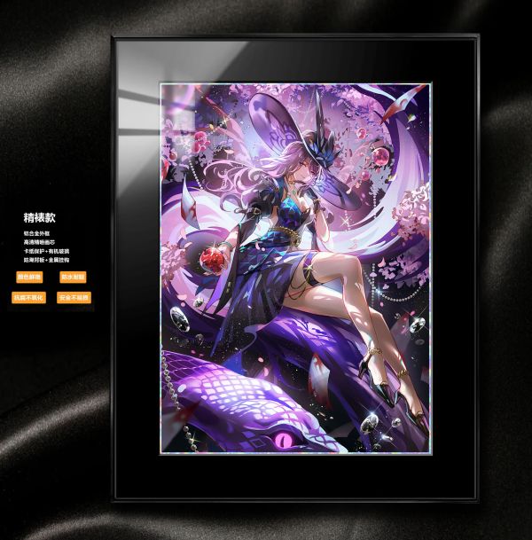 【海外代購】阿喵畫社 慈玉女士 翡翠 星穹鐵道 8k超清精裱畫 