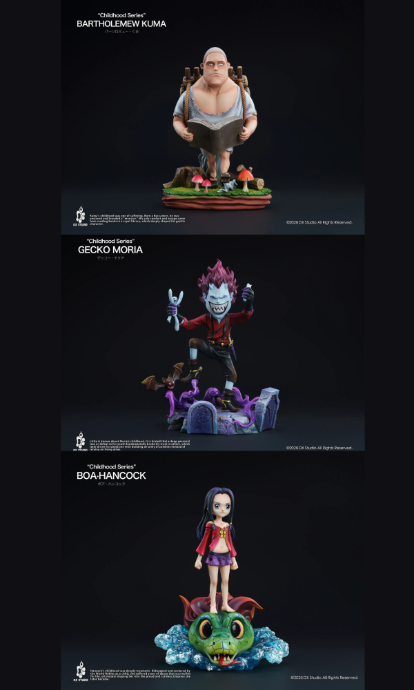 【預定】大熊社DX 七武海童年系列最後一彈（莫利亞/大熊/女帝） 