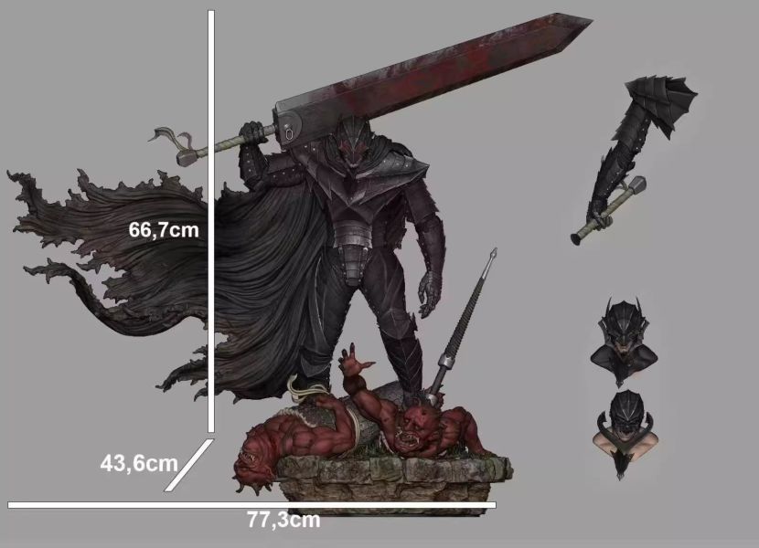 【預定】PLAYER 1 對戰系列 - GUTS AND BERSERKER ARMOUR ULTIMATE EX版本 