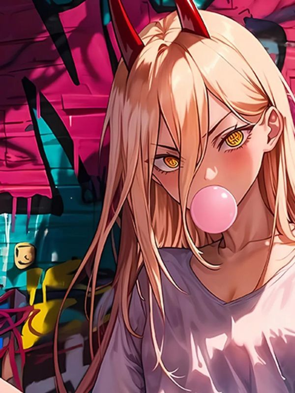 【海外代購】巴洛克 《街頭帕瓦》電鋸人血之魔人裝飾畫冰箱貼 