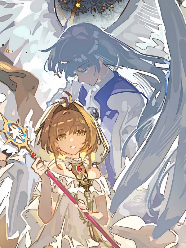 【海外代購】星空 《木之本櫻》百變小櫻魔卡少女櫻庫洛牌裝飾畫 