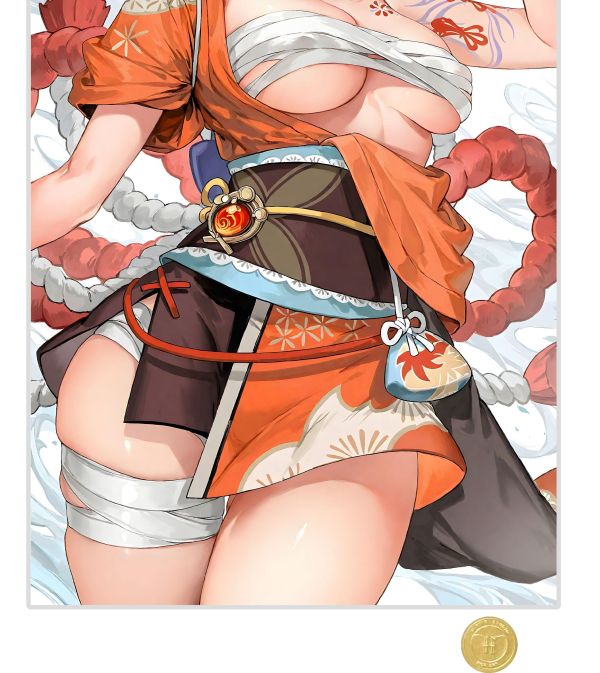 【海外代購】H2 《宵宮》裝飾畫 原神 