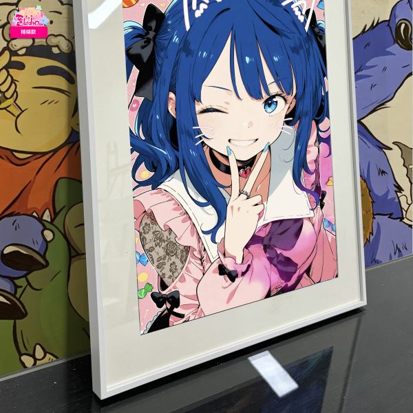 【海外代購】阿喵畫社 奈寶寶八奈見杏菜 展館級8k超清精裱畫 滑鼠墊 
