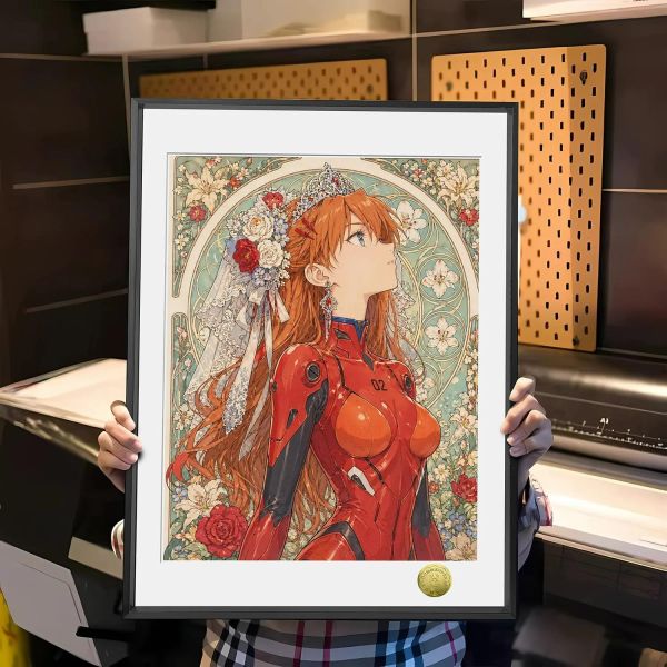 【海外代購】皇呱 《花之冠明日香》二號機專屬駕駛員裝飾畫 午睡毯 地毯 