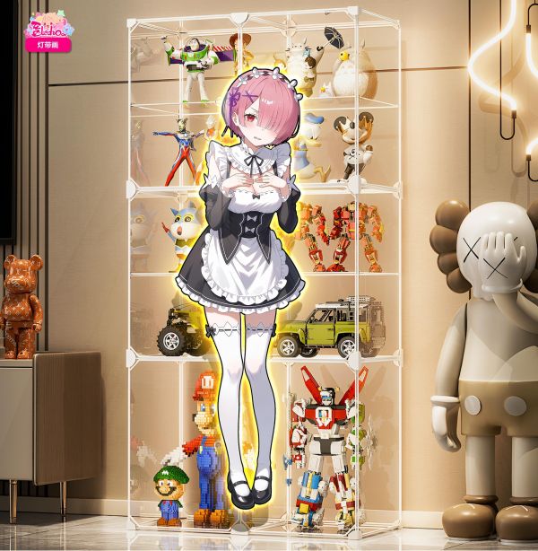 【海外代購】阿喵畫社 異世界拉姆 1比1臥室玄關超長燈帶畫 