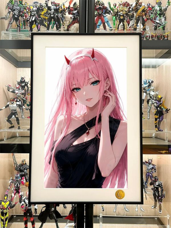【海外代購】星空 《絕美零二》Zero Two國家隊DARLING in the FRANXX裝飾畫 