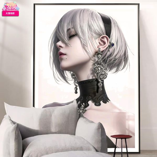 【海外代購】阿喵畫社 女明星 2b 8k超大高清裝飾畫 