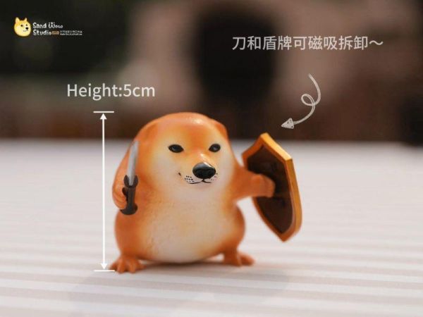 『準現貨』沙雕 刀盾狗蛙·柴柴系列 我的刀盾 