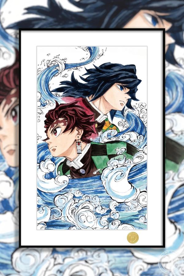 【海外代購】H2 《義勇炭治郎》鬼滅之刃裝飾畫 