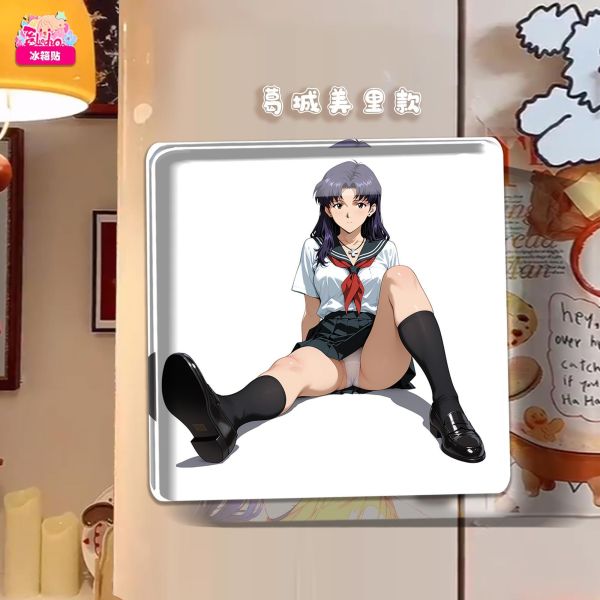 【海外代購】阿喵畫社 動畫冰箱貼第七十九彈EVA校服系列 高透壓克力磁吸冰箱貼 
