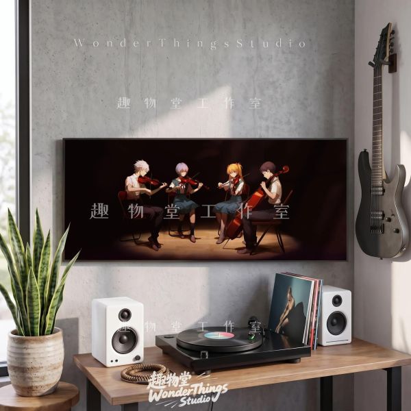 【海外代購】趣物堂《終局絃樂四重奏》裝飾畫 