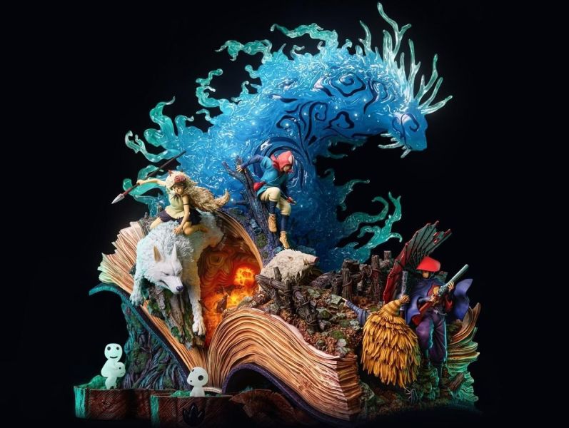 『海外代購』作伴 ZUOBAN 美術館系列 1997 魔法公主 幽靈公主 大比例 