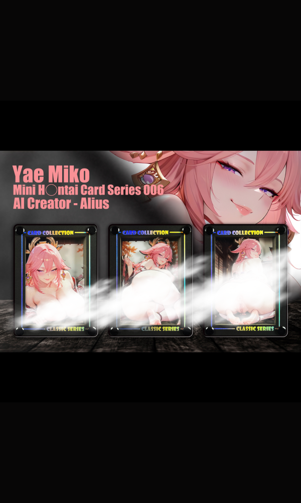 【海外代購】黑白畫映 B&W Mini AI Creator系列桌面裝飾卡磚第六彈 八重神子 