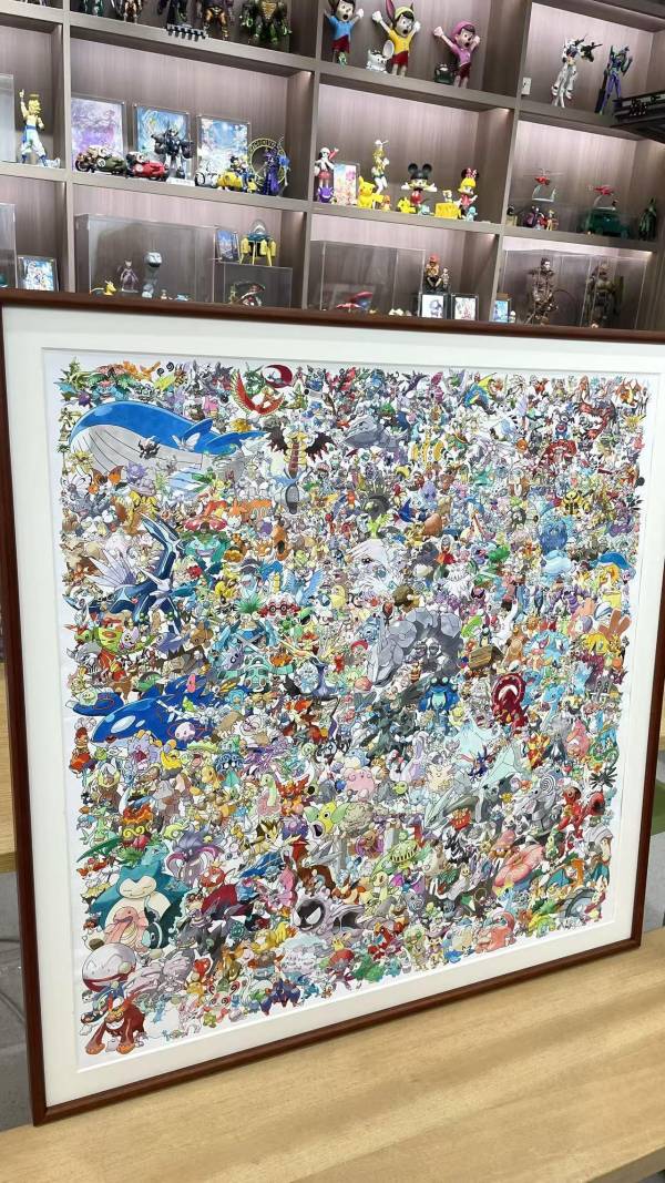 【海外代購】神秘畫廊 原畫師漫啵 寶可夢精靈大合輯復刻畫 