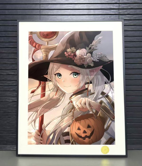 【海外代購】H2 《萬聖節芙莉蓮》葬送的芙莉蓮動漫二次元裝飾畫 