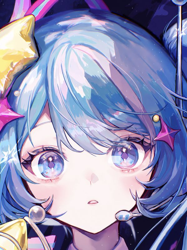【海外代購】星空 《炫彩初音》初音未來Miku公主殿下歌姬動漫二次元裝飾畫 