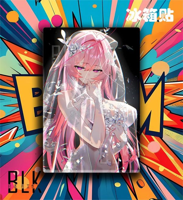 【海外代購】巴洛克 《昔漣》崩壞：星穹鐵道Cyrene裝飾畫冰箱貼 