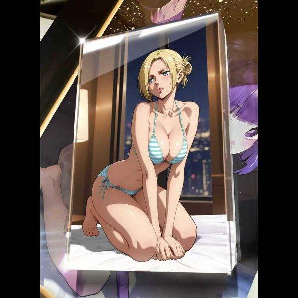 【海外代購】阿喵畫社 第四十九彈動漫卡磚進擊的巨人 壓克力加厚紀念收藏磚