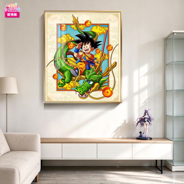 【海外代購】阿喵畫社 七龍珠七龍珠孫悟空經典海報 新品8K超大高清主題裝飾畫 