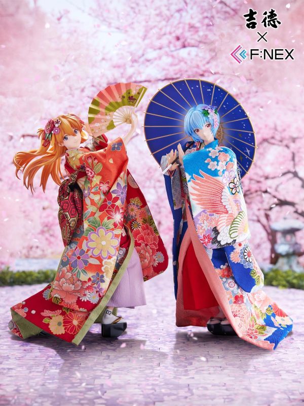 【PVC預定】吉德 x F:NEX 新世紀福音戰士 EVA 明日香&綾波零 1/4 日本人形 套組附特典 