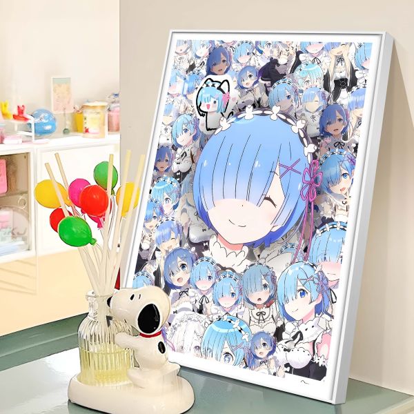 【海外代購】阿喵畫社 蕾蕾蕾蕾姆 從零開始的異世界生活超清裝飾畫 