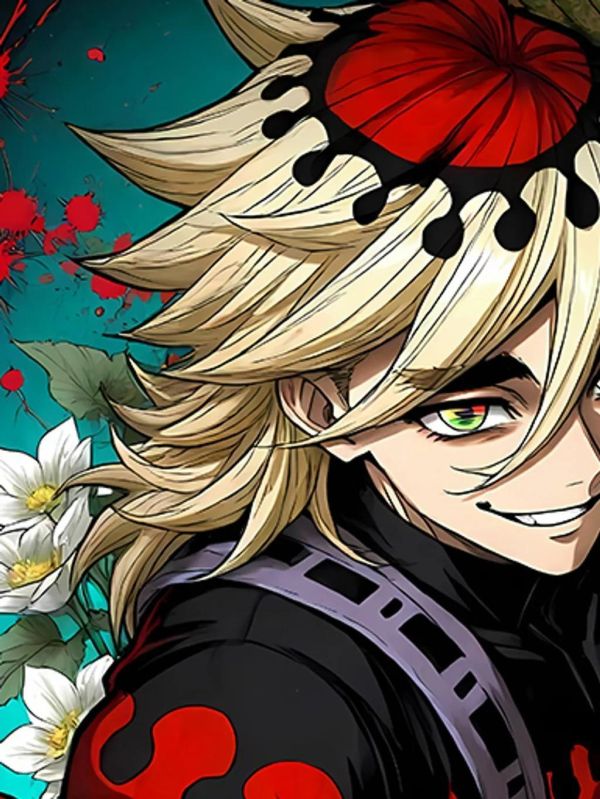 【海外代購】巴洛克《童魔》鬼滅之刃猗窩座無限城篇裝飾畫冰箱貼 