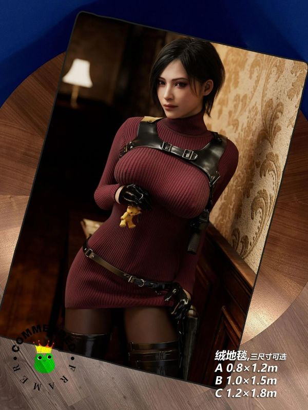 【海外代購】皇呱 《蛇蠍美人艾達·王》生化危機裝飾畫 午睡毯 地毯 