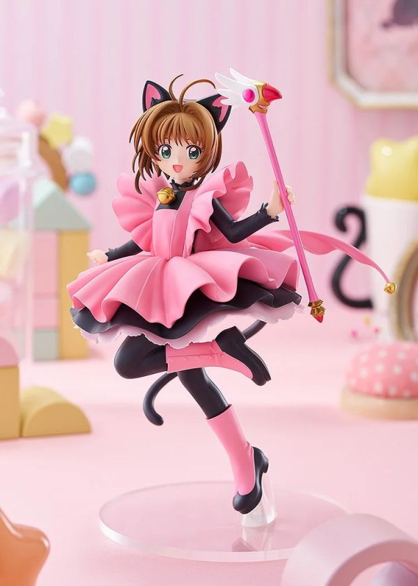 【預定】Good Smile Company GSC POP UP PARADE 庫洛魔法使 木之本櫻 黑貓風戰鬥服 L size 