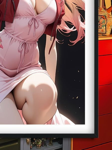 【海外代購】巴洛克 《粉衣喜多川》海夢更衣人偶墜入愛河裝飾畫冰箱貼 