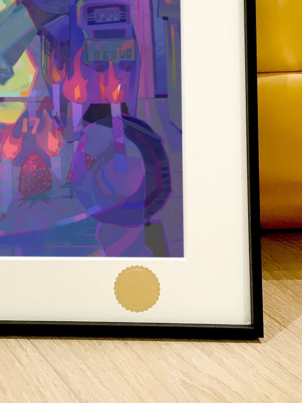 【海外代購】星空 《小電次小帕瓦》Chainsaw Man電鋸人power瑪奇瑪早川秋鏈鋸人動漫裝飾畫 