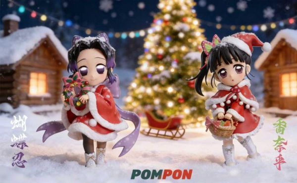 【海外代購】PomPon 蝴蝶屋聖誕組 蟲柱蝴蝶忍 香奈乎 
