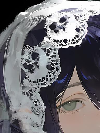 【海外代購】巴洛克 《花嫁蕾塞》鏈鋸人電鋸人reze電次帕瓦瑪奇瑪裝飾畫冰箱貼 