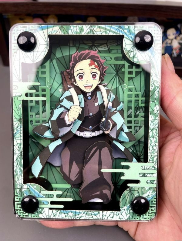 【海外代購】萌萌匠 鬼滅之刃 亞克力立體卡雕方磚二代磚 