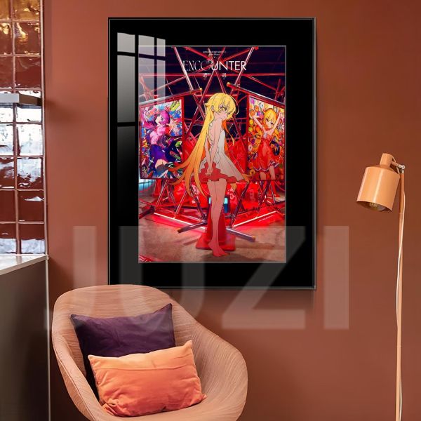 【海外代購】橘子 JUZI 化物語 忍野忍展館海報 