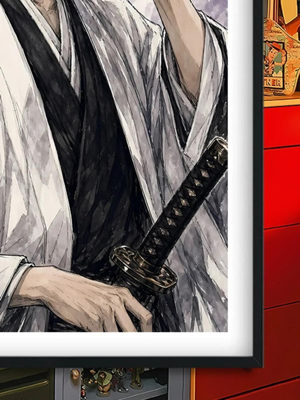 【海外代購】巴洛克 《水墨藍染》境·界護廷十三隊裝飾畫冰箱貼 