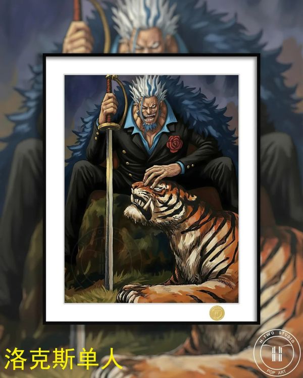 【海外代購】H2工作室 《洛克斯海賊團》海賊王神之谷裝飾畫 