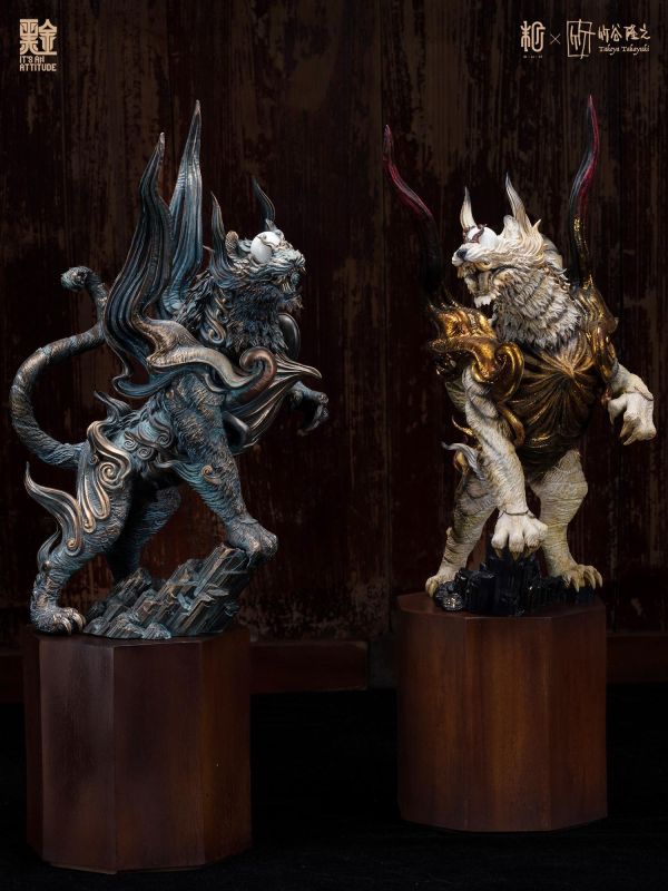 【預定】末那末匠 竹谷隆之 四神之印・白虎 黑金塗裝版 