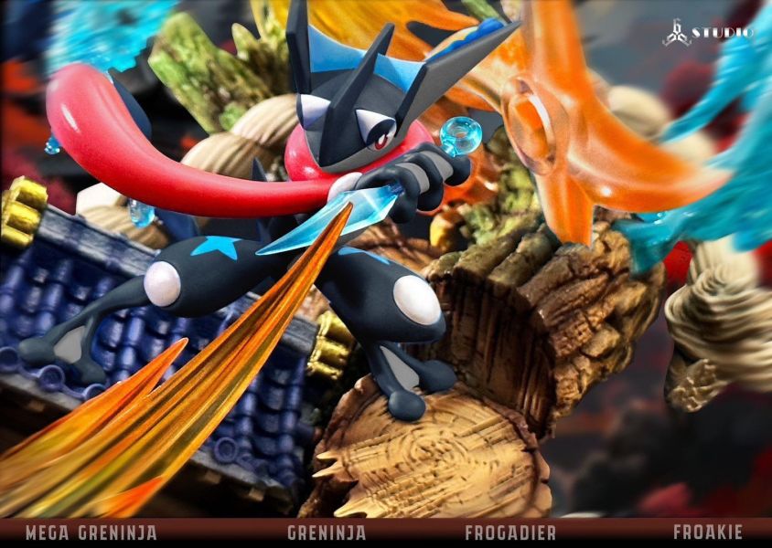 【預定】666撒旦 MEGA忍蛙巨型飛水手裡劍全員出陣 