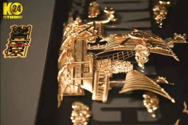 【海外代購】24K 真 黃金梅麗號 3D壁掛相框 