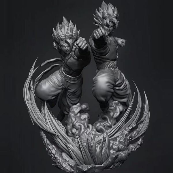 【預定】TG 天工開貨 七龍珠經典人物系列02 出拳雙王悟吉塔&貝吉特 