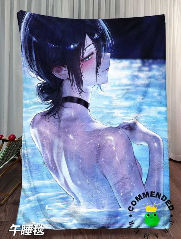 【海外代購】皇呱 《出水芙蓉》電鋸人蕾塞篇曼妙身姿蕾塞裝飾畫 午睡毯 地毯
