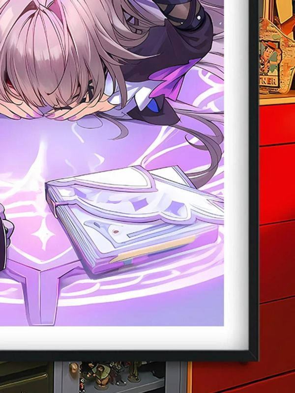 【海外代購】巴洛克 《跪姿遐蝶》崩壞星穹鐵道裝飾畫冰箱貼 