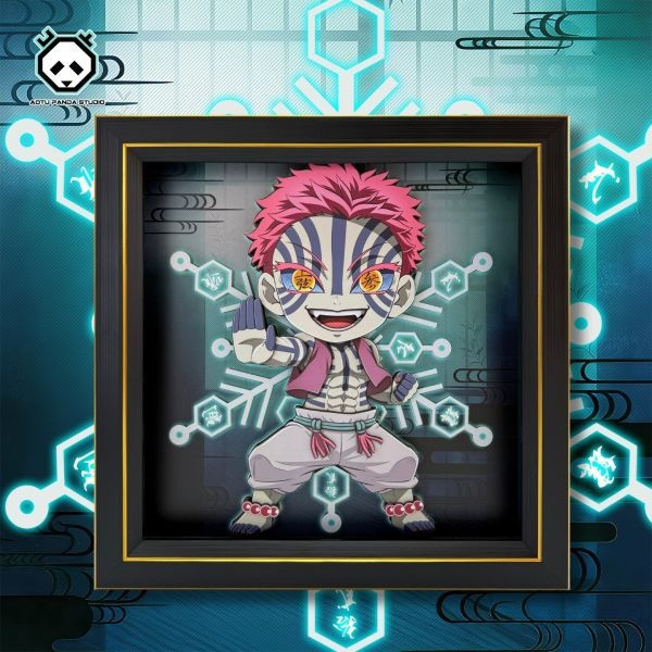 【海外代購】凹凸 PANDA 鬼滅之刃無限城篇 C款綺窩座立體掛畫擺臺 