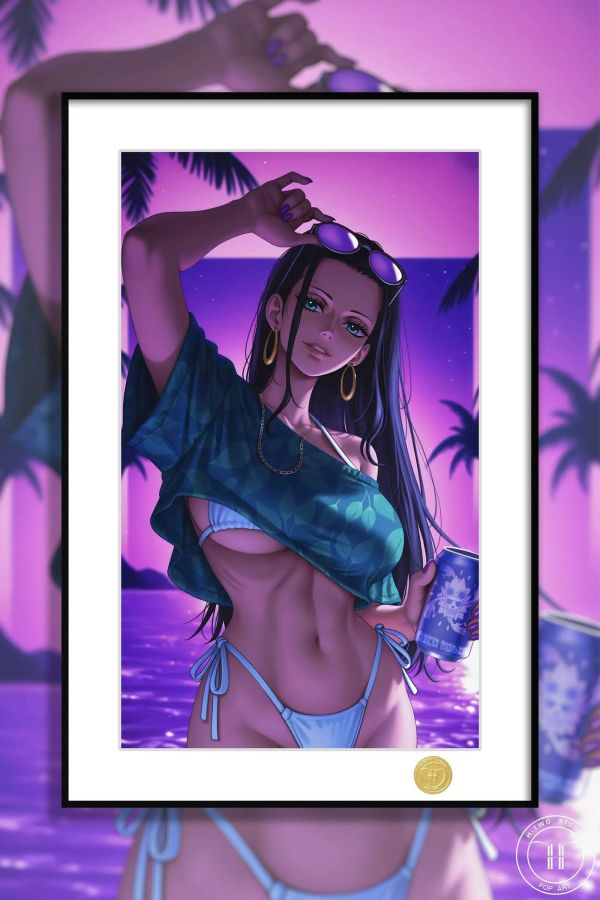 【海外代購】H2 《GTA羅賓》海賊王裝飾畫 