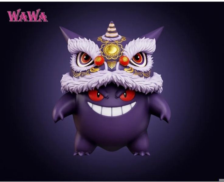 【預定】wawa 招財系列-舞獅耿鬼 