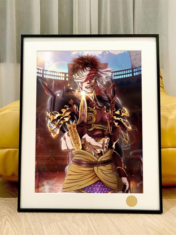 【海外代購】星空 《始皇帝》亞當呂布嬴政終末的女武神Record of Ragnarok哈迪斯動漫裝飾畫 